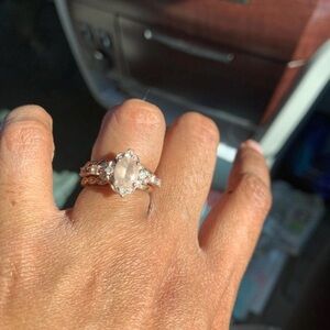 Elegant 10k Rose Gold Ring